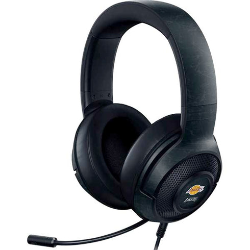 NBA Los Angeles Lakers Black Primary Logo Razer Kraken X Skin